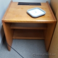 Wood Veneer Workstation Student Desk / Printer Table